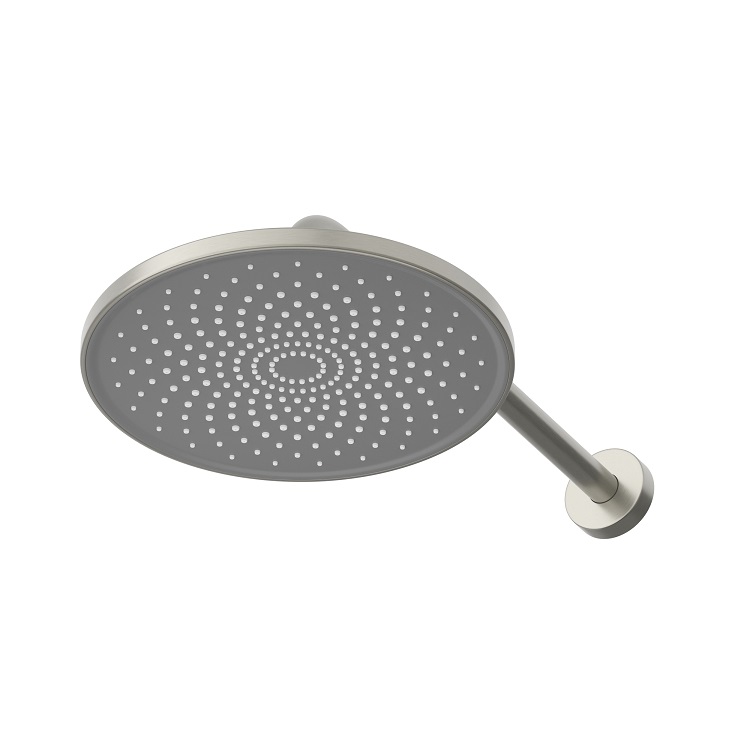 STYLUS-DSET-IN Душевой комплект встраиваемый (смеситель встраиваемый, верхний душ, ручной душ со шлангом, штуцер с держателем), сатин - Gidratop.ru изображение