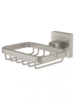 Мыльница с держателем WONZON & WOGHAND POLO, Брашированный никель (WW-8924-BN) - Gidratop.ru изображение