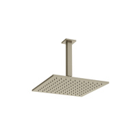 Gessi Emporio shower верхний душ потолочный, поворотная с шарниром, с защитой от известкового налёта, цвет: Finox Brushed Nickel - Gidratop.ru изображение