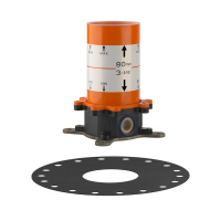 Gessi Emporio Via manzoni встраиваемая часть для напольного смесителя для ванны с душевой лейкой, цвет: Chrome - Gidratop.ru изображение