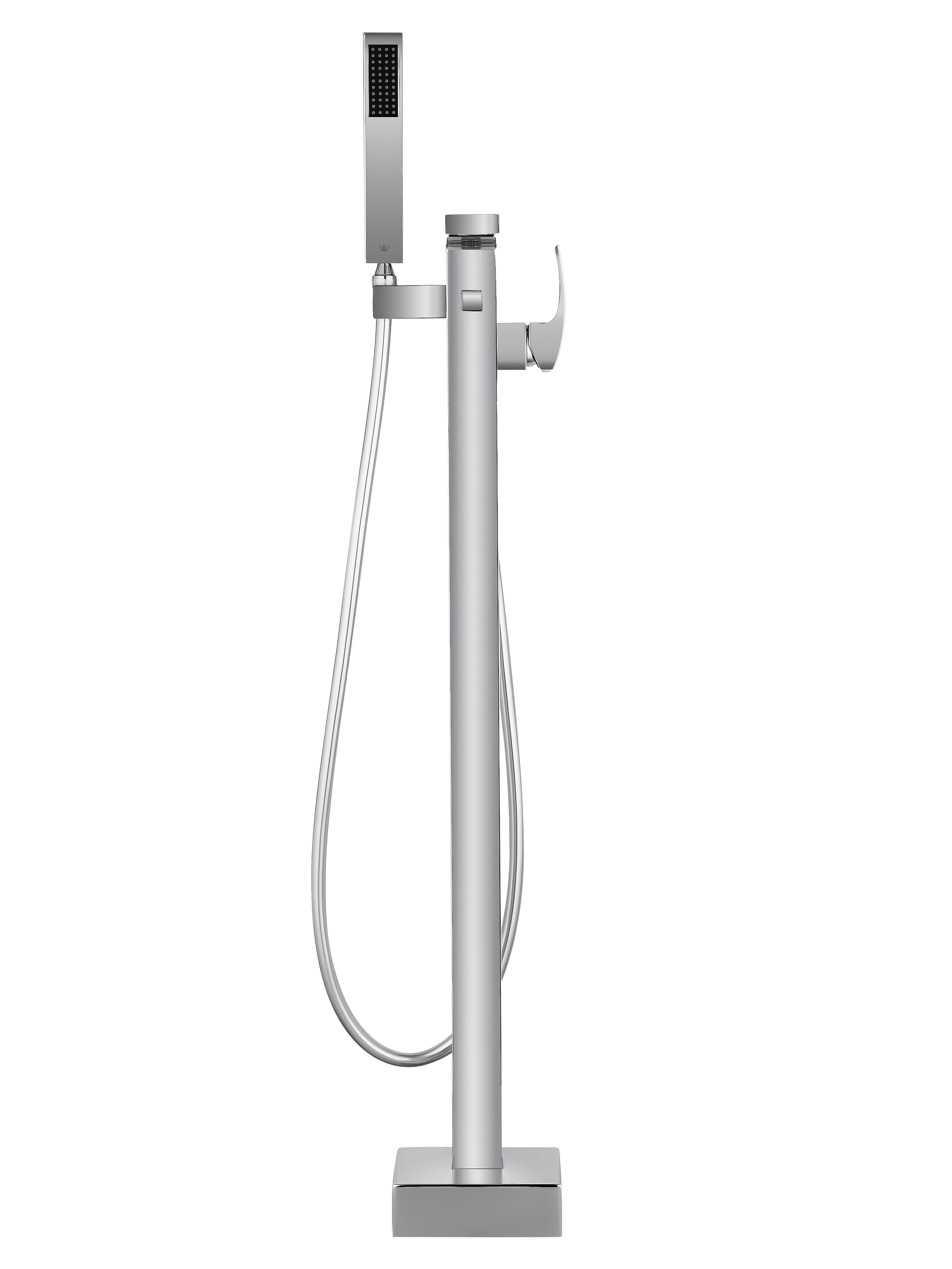 Смеситель для ванны напольного монтажа WONZON & WOGHAND FIT, Хром (WW-88649009-CR) - Gidratop.ru изображение