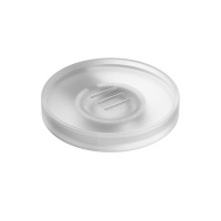 Colombo Mini Мыльница подвесная, цвет: PVD нержавеющая сталь/матовое стекло - Gidratop.ru изображение