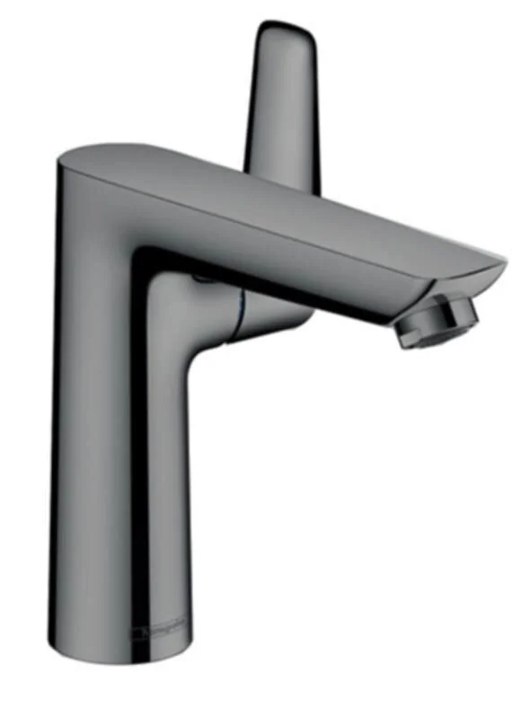 Смеситель Hansgrohe Talis E 71755340 для раковины, без донного клапана, шлифованный черный хром - Gidratop.ru изображение