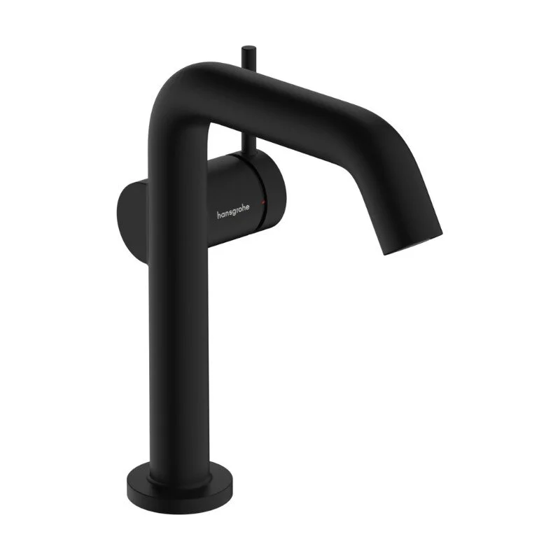 Смеситель для раковины Hansgrohe Tecturis S 73340670, с донным клапаном, цвет черный матовый - Gidratop.ru изображение