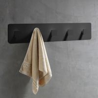 Вешалка ABBER Stein AS1650MB черная матовая - Gidratop.ru изображение