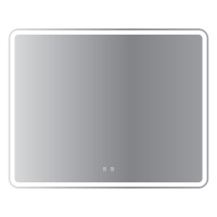 Зеркало со встроенной подсветкой, голосовым управлением и подогревом SPC-MAR-1000-800-LED-TCH-SND, 12W, 220-240V, 1000x30x800 - Gidratop.ru изображение
