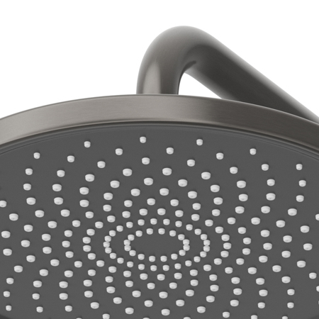 RELAX-DSET-GM Душевой комплект встраиваемый (смеситель встраиваемый, верхний душ, ручной душ со шлангом, штуцер с держателем), оружейная сталь - Gidratop.ru изображение