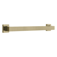 GESSI  INVERSO ACCESSORIES Опорная ручка для ванны и душа, длина 45 см, цвет: Brass Brushed PVD - Gidratop.ru изображение