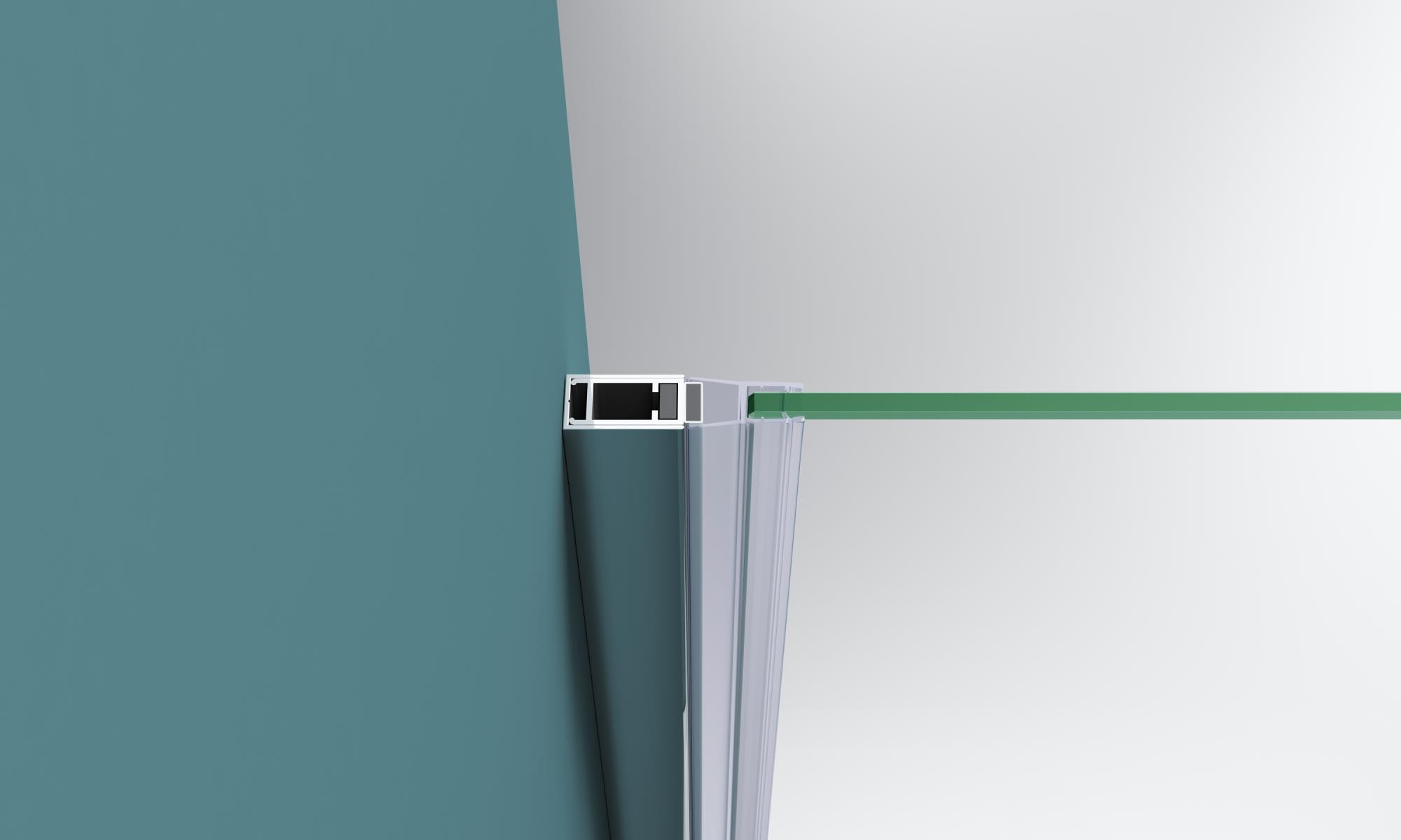 Душевая дверь BelBagno ETNA-B-1-100-C-Cr - Gidratop.ru изображение