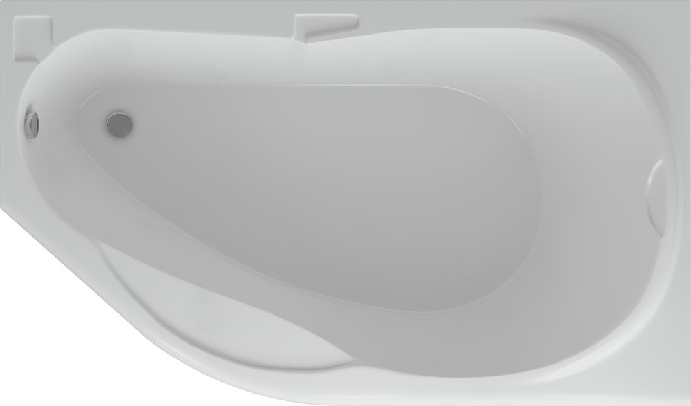 Акриловая ванна Aquatek Таурус 170x100 TAR170-0000129 правая, с фронтальным экраном