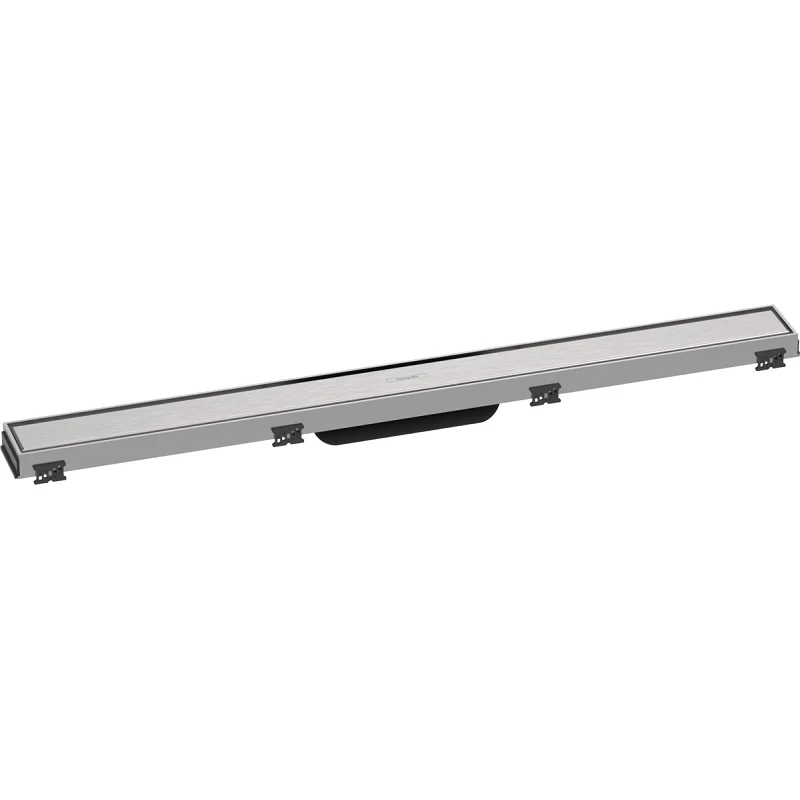 Решетка для дренажного канала Hansgrohe RainDrain Match, 80 см, полированная сталь, 56038800 - Gidratop.ru изображение