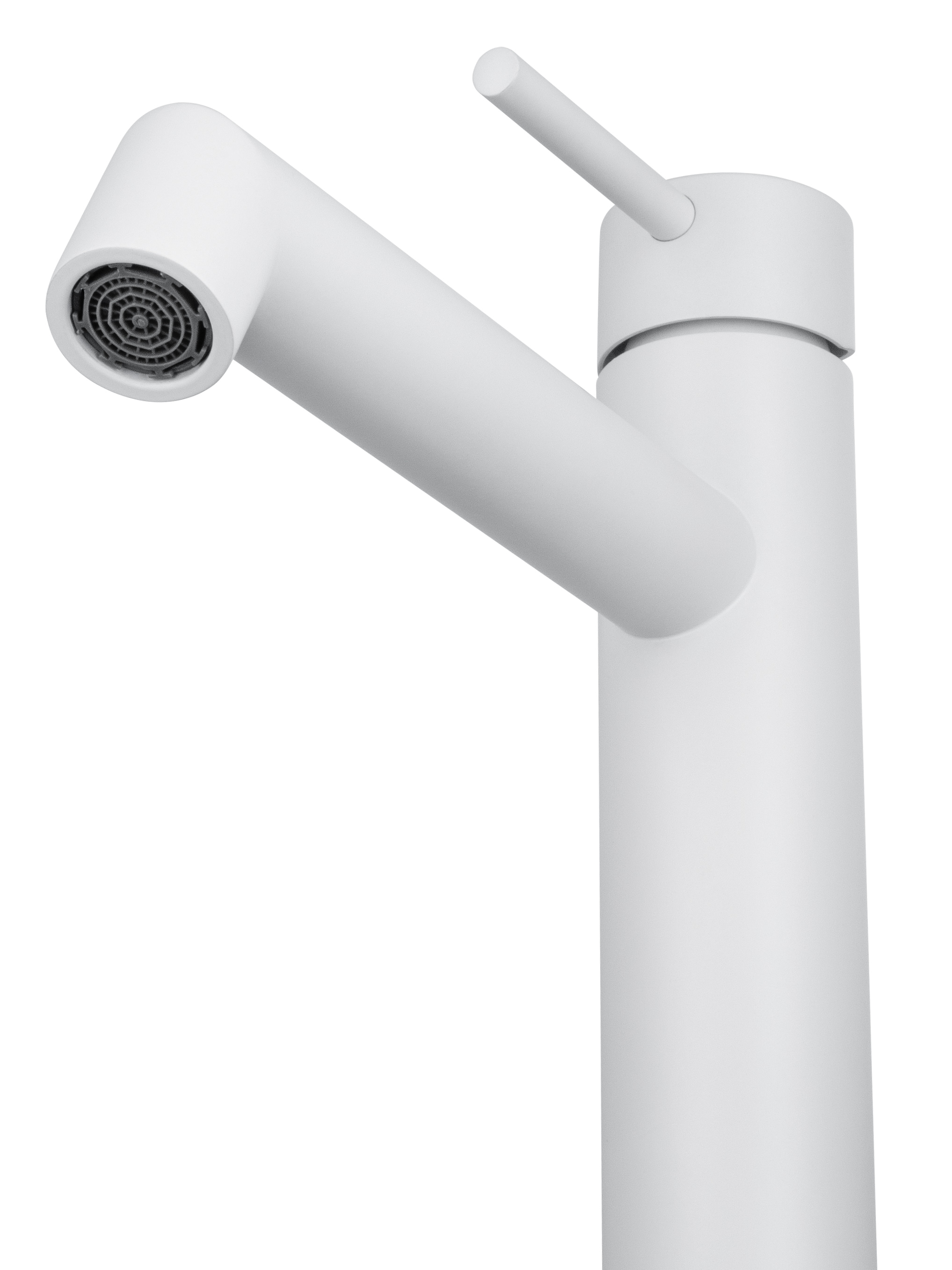 Смеситель для раковины высокий WONZON & WOGHAND, Белый матовый (WW-H1064-MW) - Gidratop.ru изображение