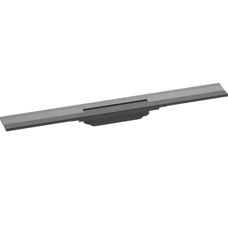 Решетка для дренажного канала Hansgrohe RainDrain Flex, 70 см, черный хром, 56050340 - Gidratop.ru изображение