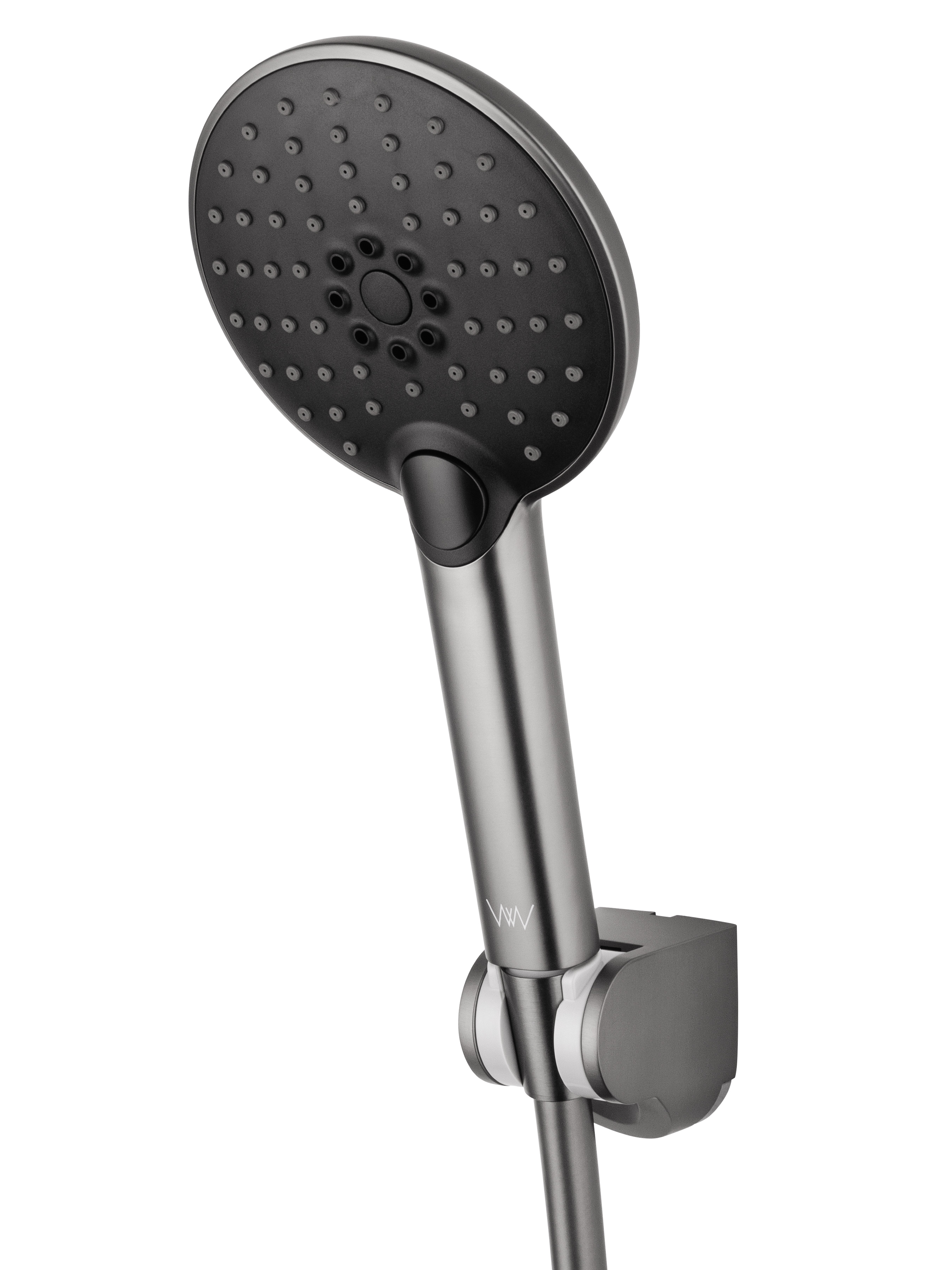 Смеситель для душа с встроенным изливом WONZON & WOGHAND MUSE Corno, Темный графит (WW-A30902-BGG) - Gidratop.ru изображение