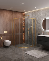 Душевой уголок CEZARES MOLVENO-R-11-90+30-C-BORO-IV - Gidratop.ru изображение