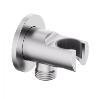 Шланговое подключение с держателем WONZON & WOGHAND, Брашированный никель (WW-HZ2319-BN) - Gidratop.ru изображение