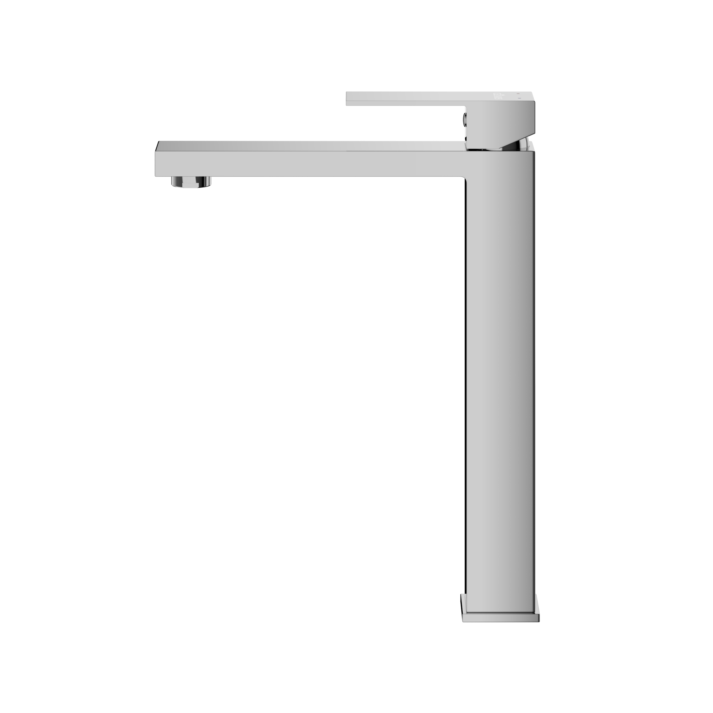 SLIDER-LC-01-W0 Смеситель для накладной раковины однорычажный, без донного клапана, хром - Gidratop.ru изображение