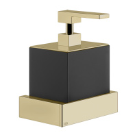 GESSI  INVERSO ACCESSORIES дозатор для жидкого мыла настенный черный, цвет: Brass Brushed PVD