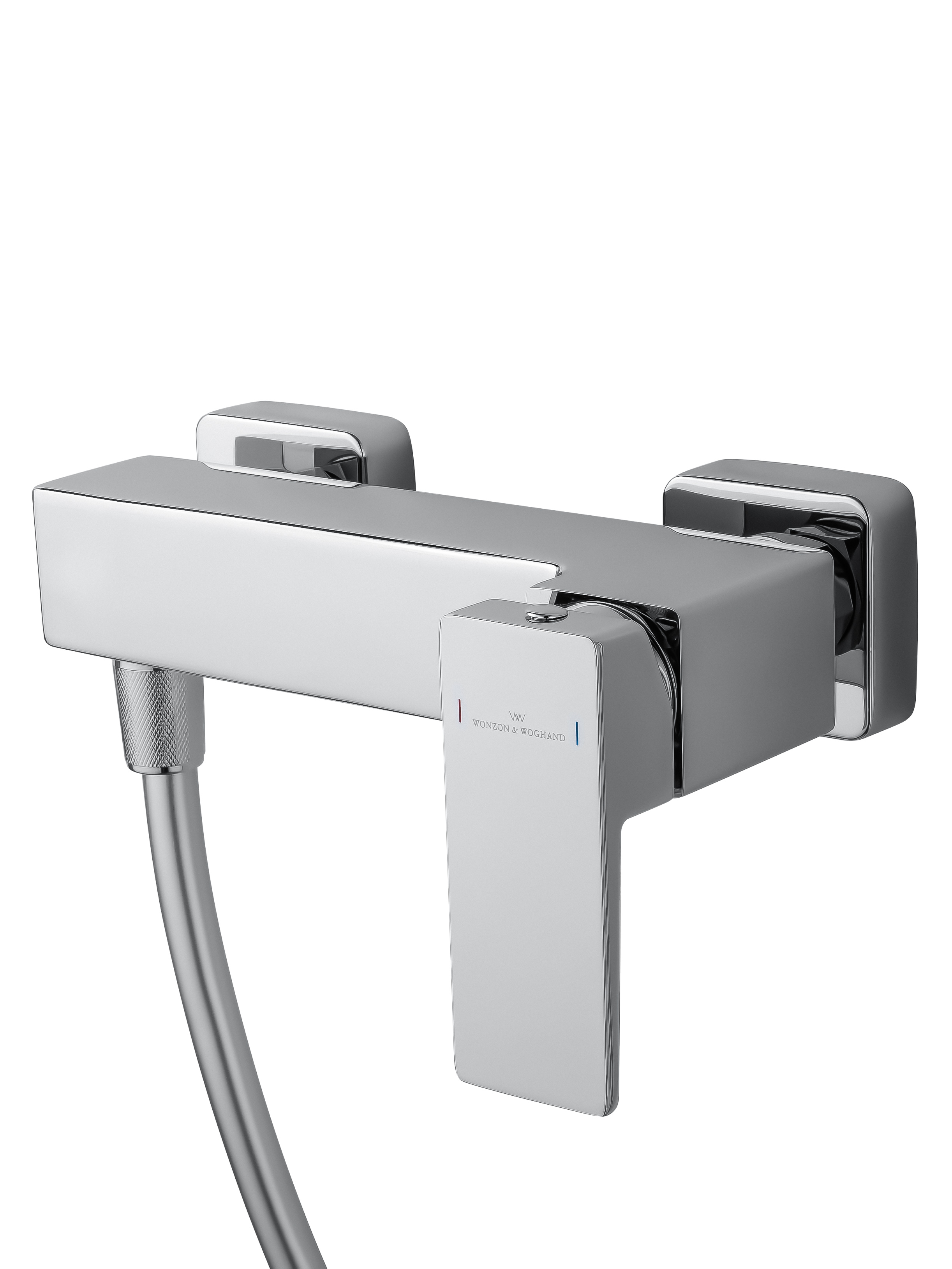 Смеситель для душа WONZON & WOGHAND CUBE 2.0, Хром (WW-88048068-CR) - Gidratop.ru изображение
