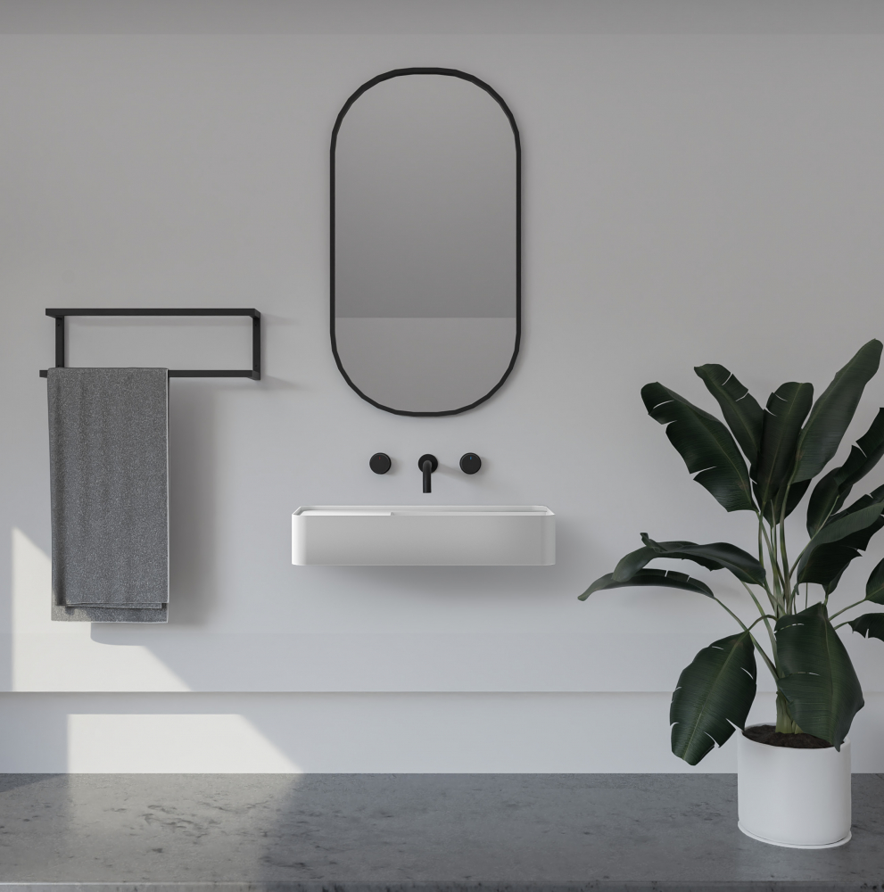 Раковина подвесная ABBER Stein AS2627-0.8 белая матовая - Gidratop.ru изображение