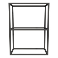 CADRO металлическая двухъярусная сварная подвесная полка, 600х300х800, CADRO-60/30/80-2C-SO-MET-ST - Gidratop.ru изображение