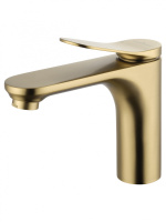 Смеситель для раковины WONZON & WOGHAND, Брашированное золото (WW-A40482-BG) - Gidratop.ru изображение