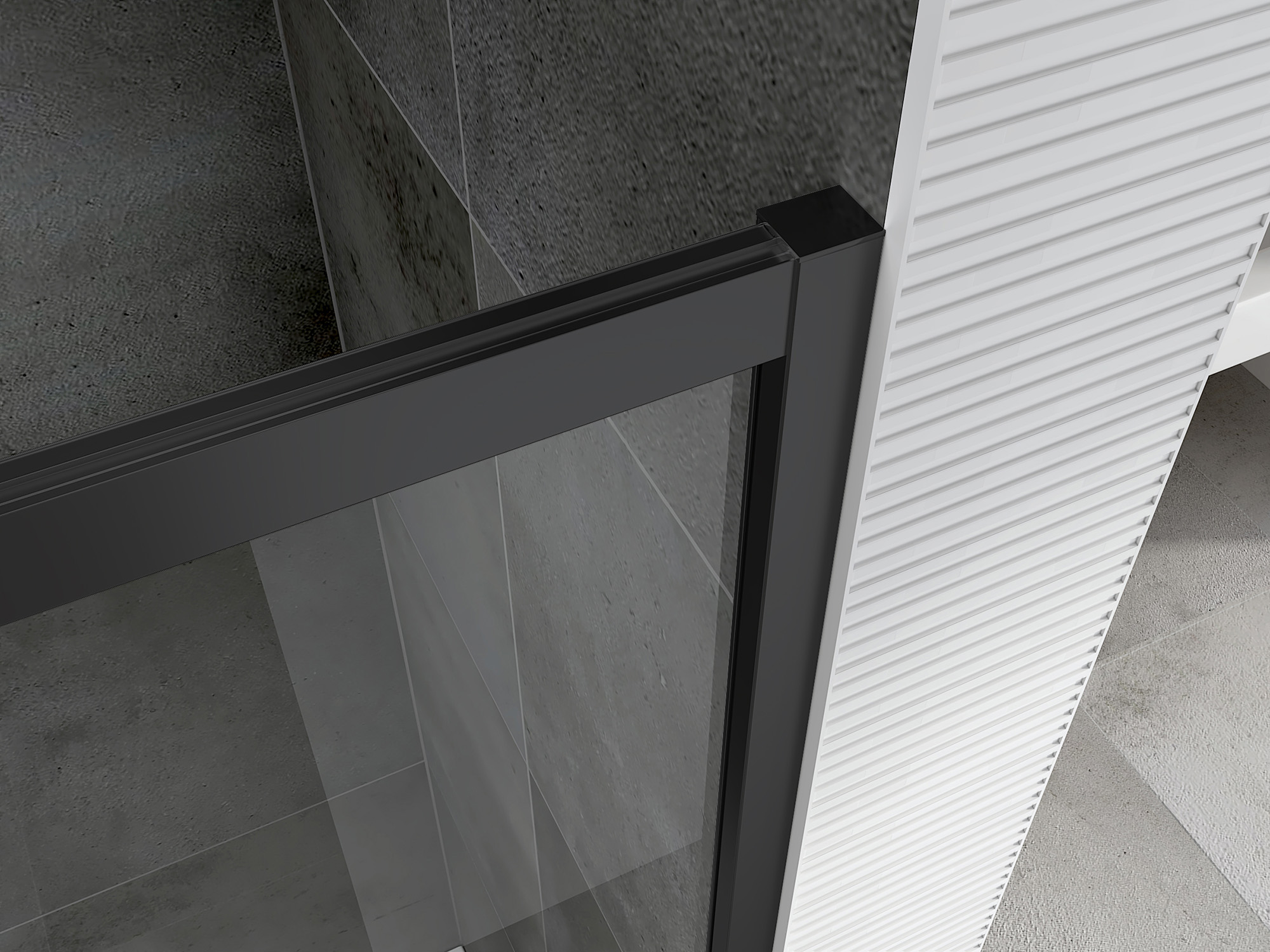 Душевой уголок ABBER Schwarzer Diamant AG30130B5-S80B5 - Gidratop.ru изображение