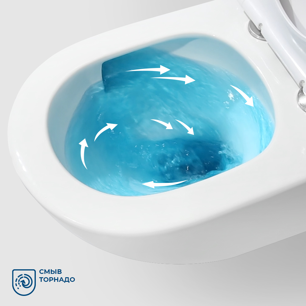 Комплект 3 в 1 Унитаз подвесной с сиденьем BelBagno UNO-TOR BB5177CH-TOR/SC + Система инсталляции 2 в 1 BelBagno BB026/BB044NERO - Gidratop.ru изображение