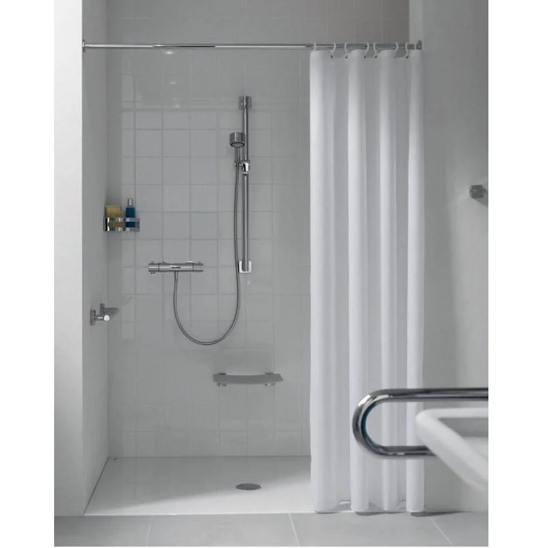 Штора для ванной Keuco Plan 14943000130, 300 х 180 см, белый/16 люверсов - Gidratop.ru изображение