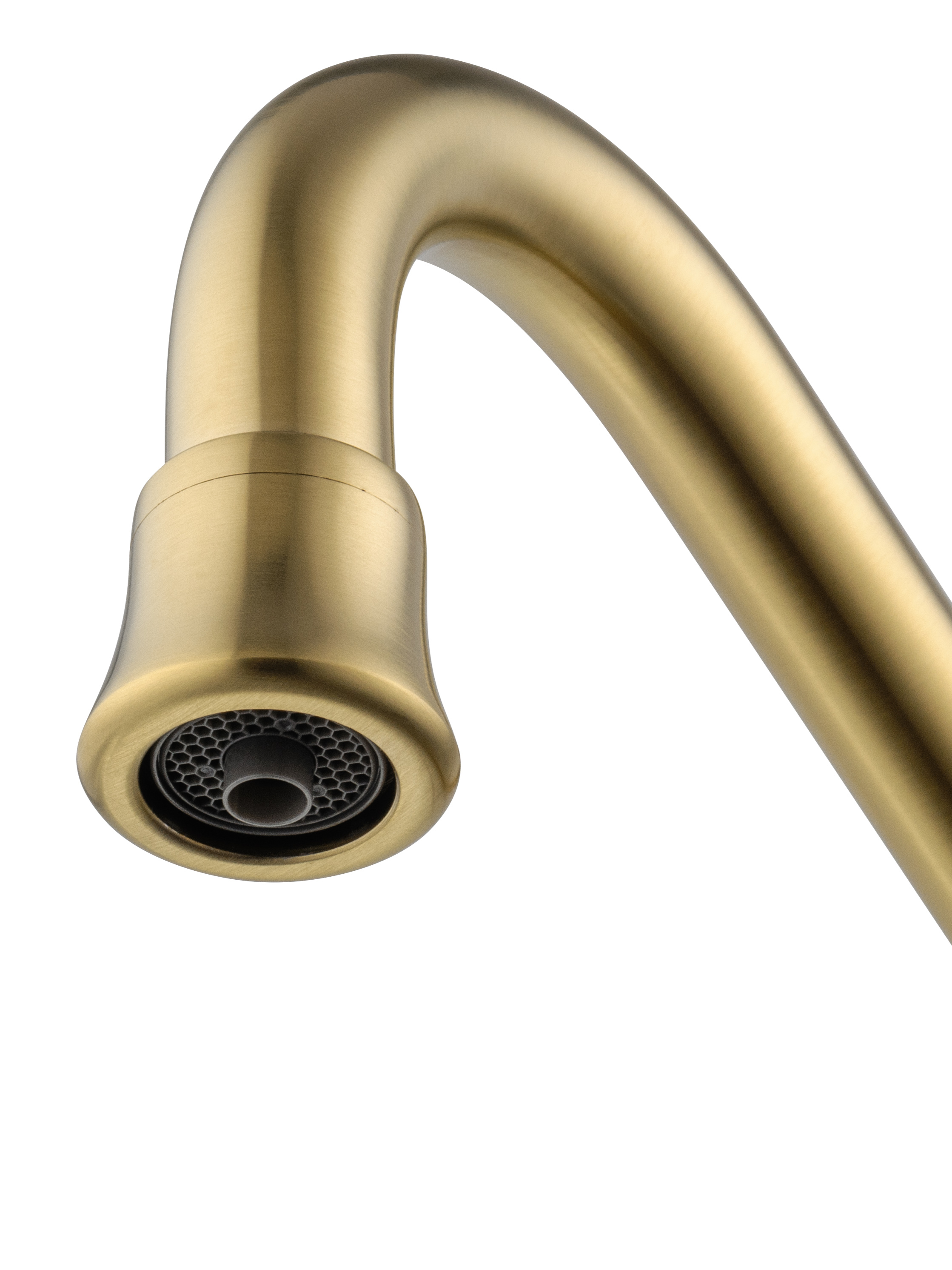 Смеситель для кухни c подключением фильтра WONZON & WOGHAND, Брашированное золото (WW-88458006-BG) - Gidratop.ru изображение