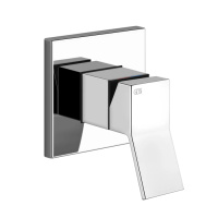 Gessi Rettangolo K встраиваемый однорычажный смеситель без излива(внешние части), цвет: хром - Gidratop.ru изображение