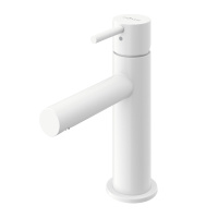 LEAF-LSM1-L-BIO Смеситель для раковины однорычажный, с донным клапаном, исполнение Белый матовый - Gidratop.ru изображение