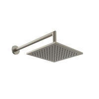 Gessi Emporio shower верхний душ для настенного крепления, поворотная, с защитой от известкового налёта, цвет: Finox Brushed Nickel - Gidratop.ru изображение