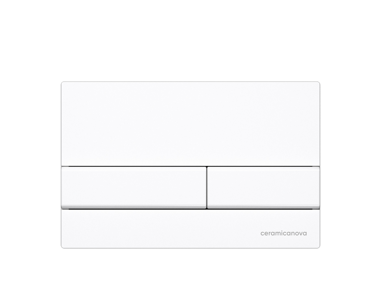 Система инсталляции для унитазов CERAMICANOVA Envision с кнопкой смыва Flat цвет белый, креплениями, арт. CN1002W - Gidratop.ru изображение