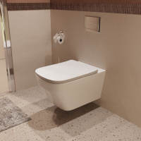 Унитаз подвесной Tornado Edge VT1-38T, цвет белый, ультратонкое soft-close сиденье - Gidratop.ru изображение