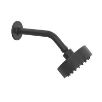 GESSI INCISO верхний душ настенная, шарнирная на 1/2,  Oslash;200мм, цвет: nero XL - Gidratop.ru изображение