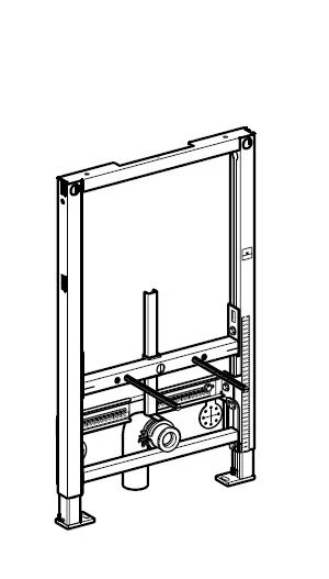 Инсталляция Geberit Duofix 111.524.00.1 для биде, низкая - Gidratop.ru изображение