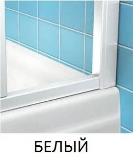 Душевой уголок Ravak Chrome CRV2+CPS, 80 x 100 см, профиль белый, витраж транспарент, 1QV40100Z1/9QVA0100Z1 - Gidratop.ru изображение
