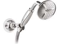 CZR-KD-01-M Ручной душ со шлангом 150см и держателем, исполнение хром, ручка хром, D-75 mm - Gidratop.ru изображение
