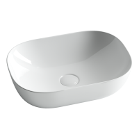 Умывальник чаша накладная прямоугольная Element 455x325x135мм - Gidratop.ru изображение