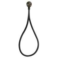 Gessi Hi-Fi душевой магнитные комплект, состоящий из вывода воды, держателя, Darkflex шланга 1,50 м и лейки, цвет: Antique Brass - Gidratop.ru изображение