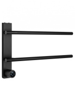 Полотенцесушитель электрический WONZON & WOGHAND NÜRNBERG, Черный матовый (WW-AL342-MB) - Gidratop.ru изображение