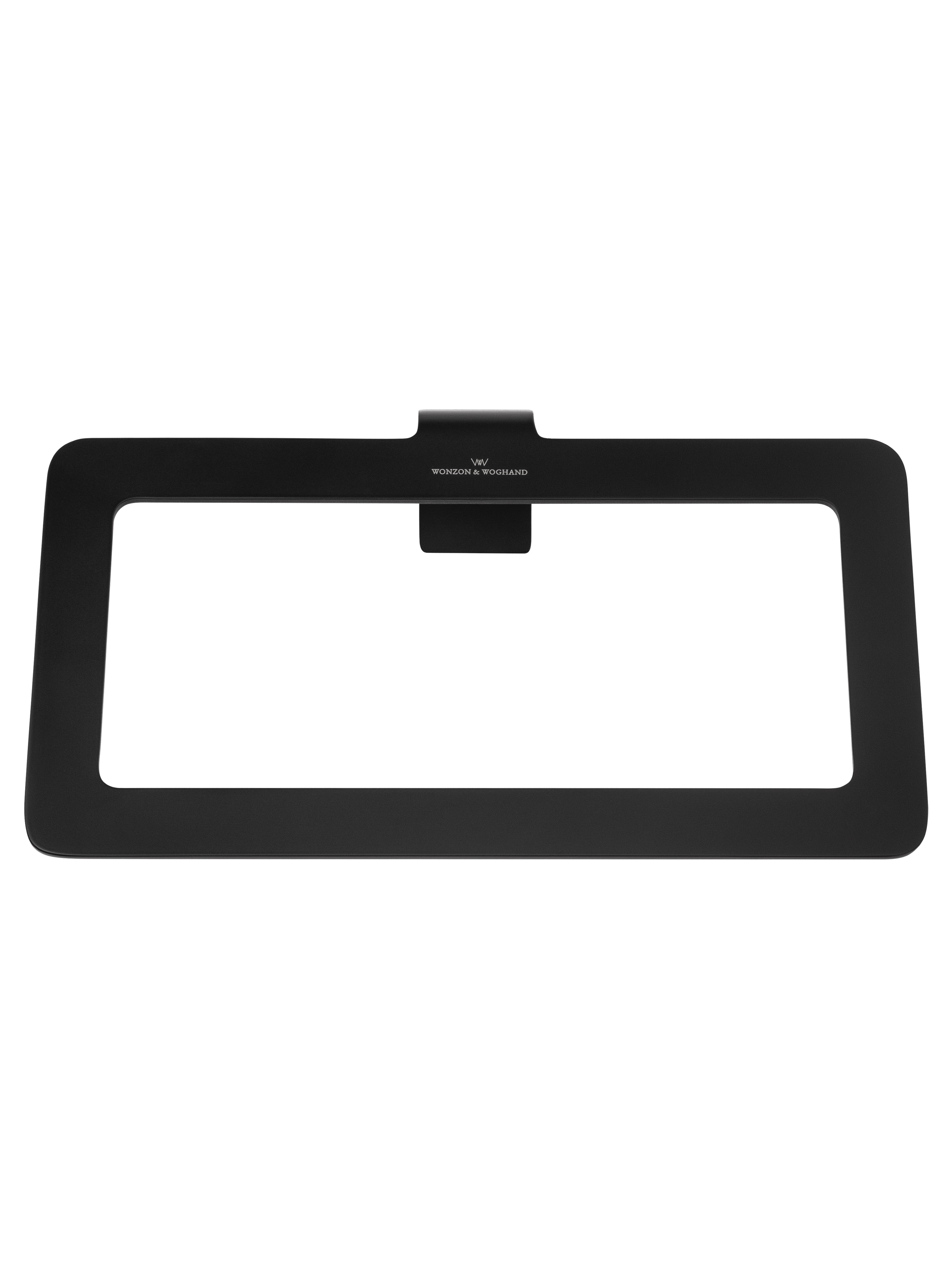 Кольцо для полотенец WONZON & WOGHAND ECLIPSE, Черный матовый (WW-V2201-MB) - Gidratop.ru изображение