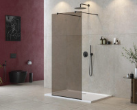 душевая перегородка CEZARES LIBERTA-L-2-100-BR-NERO