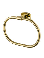 Кольцо для полотенец WONZON & WOGHAND FIRST, Глянцевое золото (WW-8423-LG) - Gidratop.ru изображение