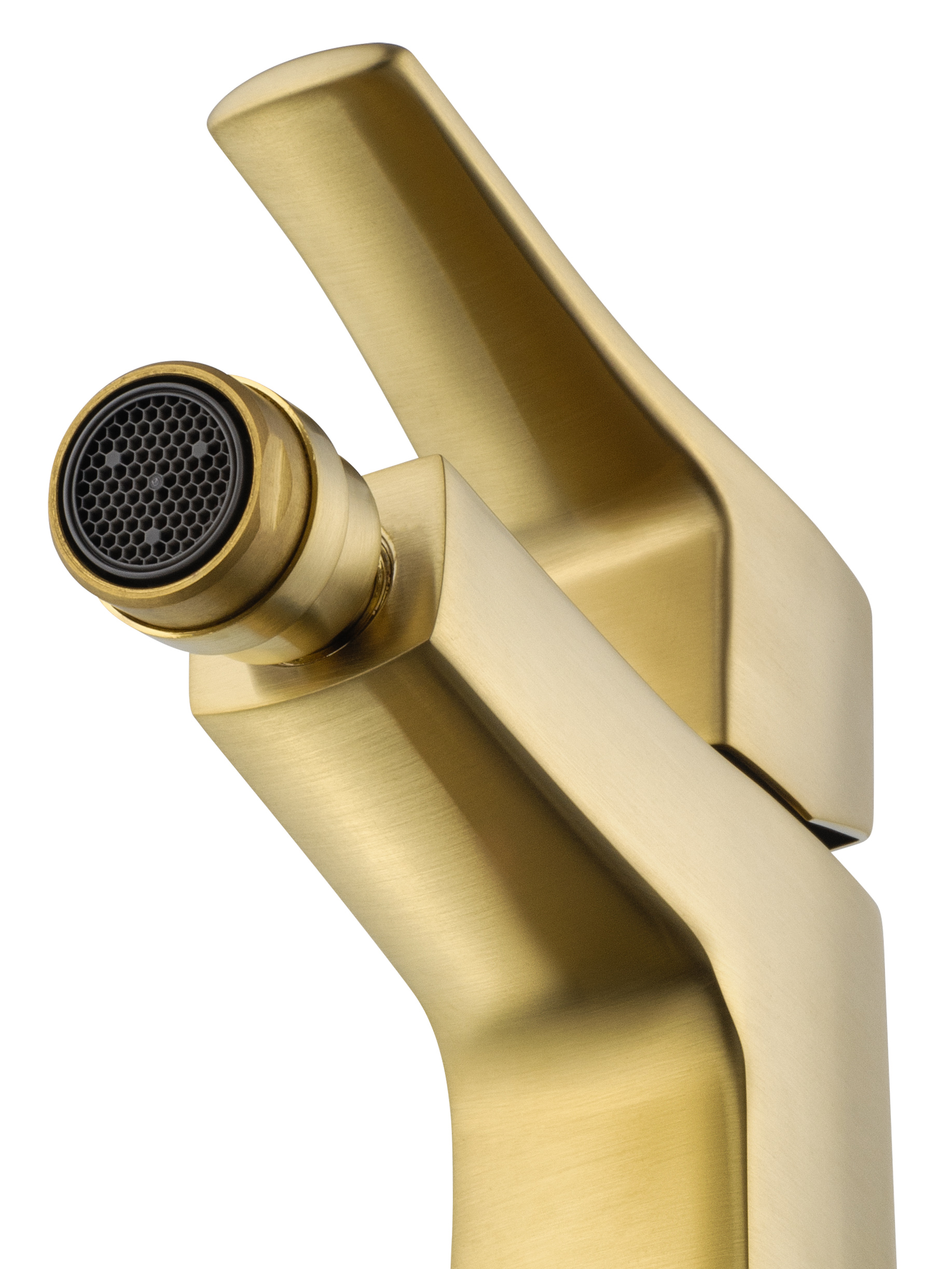 Смеситель для биде WONZON & WOGHAND FLEX, Брашированное золото (WW-88016072-BG) - Gidratop.ru изображение