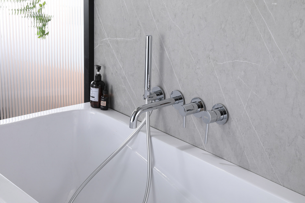 Смеситель ABBER Wasser Kreis AF8130 для ванны скрытого монтажа, хром - Gidratop.ru изображение