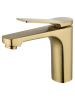 Смеситель для раковины WONZON & WOGHAND, Брашированное золото (WW-XH-013-BG) - Gidratop.ru изображение