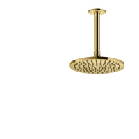 GESSI INCISO потолочная верхний душ шарнирная на 1/2, Oslash;200мм, длина изготавливается под заказ, цвет: золото