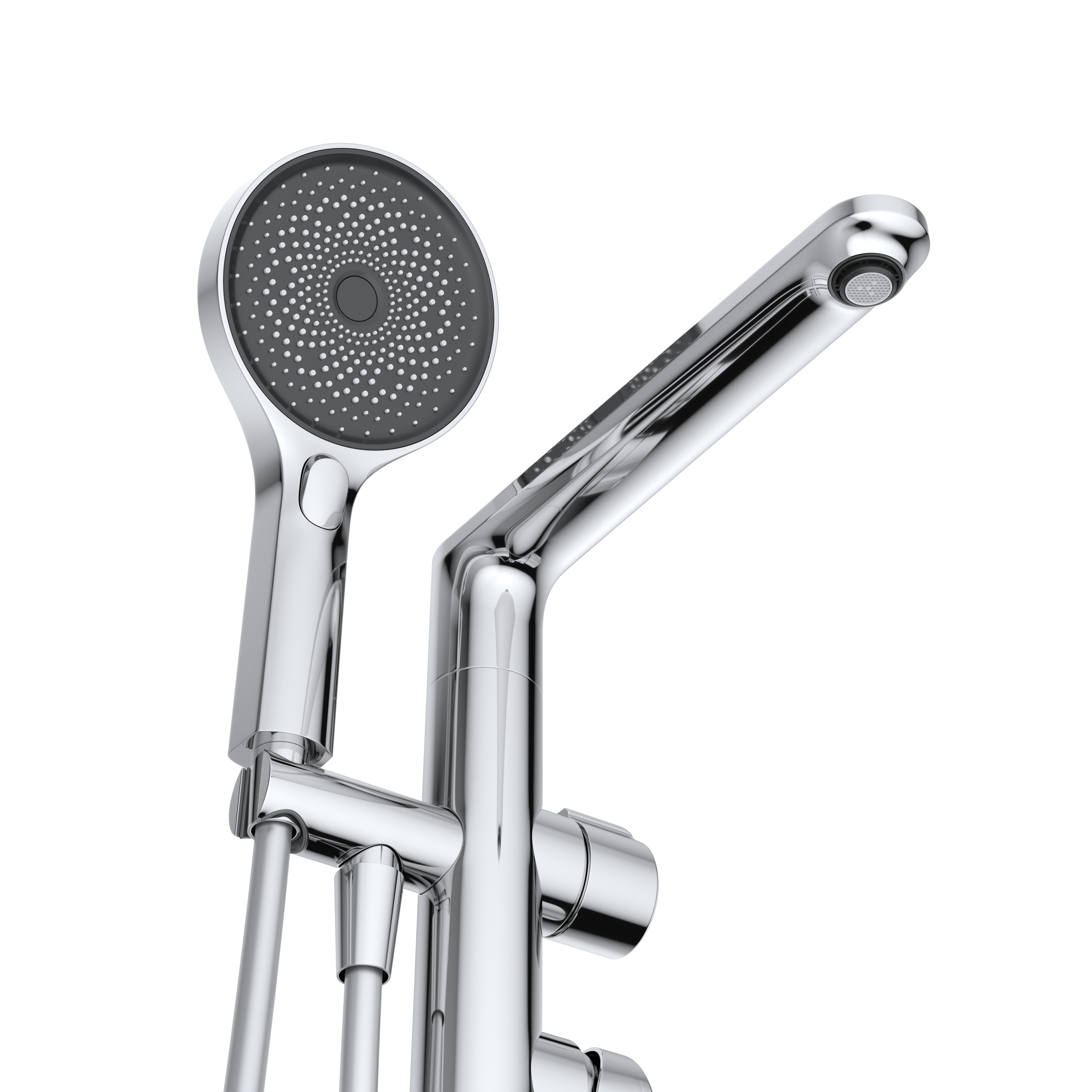 COMFORT-VDP-01 Напольный смеситель для ванны, хром - Gidratop.ru изображение